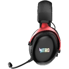 Гарнитура Acer OHR401 чёрный, беспроводная + проводная, USB/Bluetooth/mini jack 3.5 мм, до 55 ч, подсветка