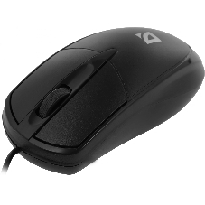 Мышь проводная Defender Trace MB-989 черный, 1000 dpi, USB, кнопки - 3