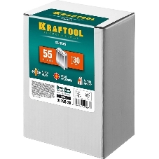 Скобы для степлера KRAFTOOL узкие тип 55, 30 мм 5000 шт