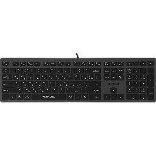 Клавиатура проводная A4Tech Fstyler FX60, USB, серый