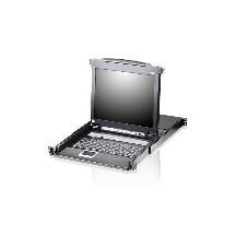 Коммутаторы консоли ATEN SINGLE RAIL 16P PS/2-USB LCDKVMP 17INCH (CL5716MR).