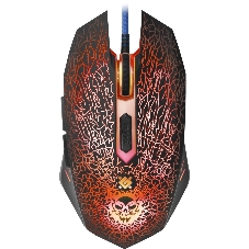 Мышь проводная Defender Shock GM-110L черный, 3200 dpi, USB, кнопки - 6