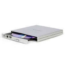 Оптический привод внешний с интерфейсом USB 2.0 Gembird DVD-USB-02-SV пластик, серебро