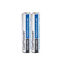 Батарейка GoPower LR03 AAA Shrink 2 Alkaline 1.5V (2/40/800) коробка (40 шт.)