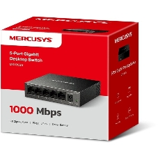 Коммутатор настольный Mercusys MS105GS с 5 гигабитными портам