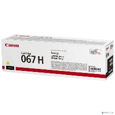 Картридж лазерный Canon CRG 067 HY (5103C002) желтый (24000 стр.) для Canon LBP631/633/MF651/655/657