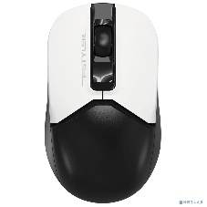 Мышь беспроводная A4Tech Fstyler FG12 белый/черный, 1200 dpi, радиоканал, USB, кнопки - 3