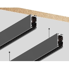 Шинопровод GL1919 BK черный IP20 48V 3000*21*43