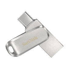 Флешка USB Sandisk Ultra Dual Luxe (SDDDC4-032G-G46), 32Gb, USB 3.2 Gen 1/Type-C, R/W 150/40, серебристый