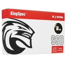 Накопитель SSD KingSpec XG7000, 2Tb, PCIe 4.0 x4, M.2 2280, NVMe, R/W 7400/6600, с радиатором