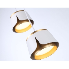 Светильник Ambrella light TN71249/3 WH/GD белый/золото GX53/3 D250*1090