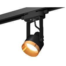 Светильник Ambrella light XT6602044 PBK/PYG черный полированный/золото желтое полированное MR16 GU10 (C6602, N6134)