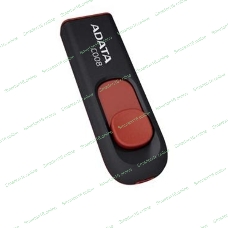 Флешка USB ADATA С008 (AC008-32G-RKD), 32Gb, USB 2.0, R/W 15/5, черный/красный