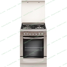 Плита комбинированная Gefest ПГЭ 6102-03 0027 серый, конфорок 4 шт, духовка 55 л, 60 см x 85 см x 60 см