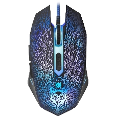 Мышь проводная Defender Shock GM-110L черный, 3200 dpi, USB, кнопки - 6