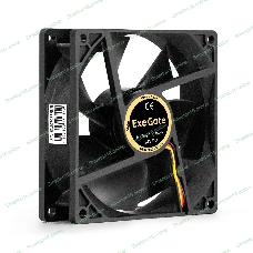 Вентилятор для корпуса ExeGate EX09225B3P-24 черный, 92 мм, 2750 об/мин, 35 дБ, 3 pin