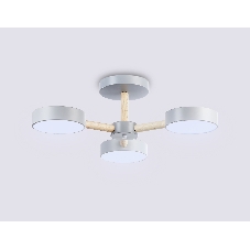 Светильник Ambrella light FL4822/3 GR серый 3000K-6400K 40W D580*160 (ПДУ ИК)