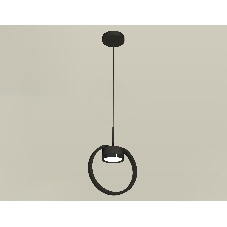 Светильник Ambrella light XB9102100 SBK/PBK черный песок/черный полированный GX53 (C9102, N8113)