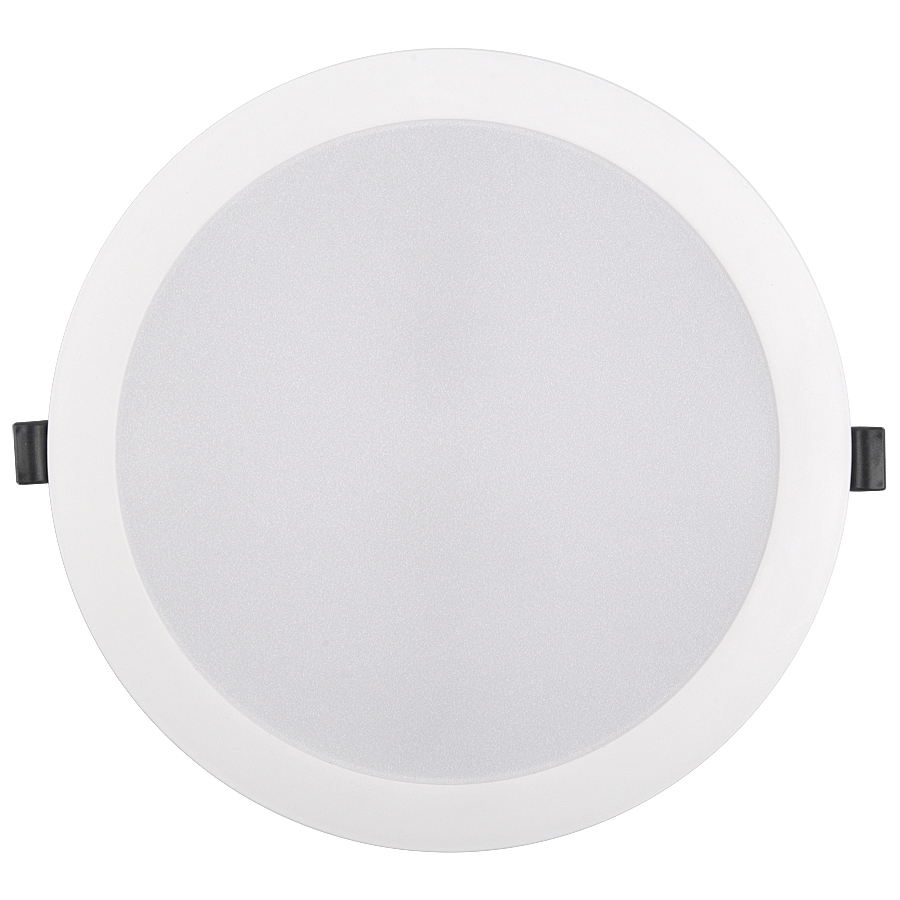 Светильник встраиваемый LED круг 24Вт 230В 6500К 220мм белый пластик IP40 General GLP-RW3-24BT-220-6