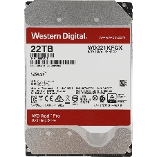 Жесткий диск HDD WD Red Pro 22Tb 7200rpm SATA 512Mb 3.5