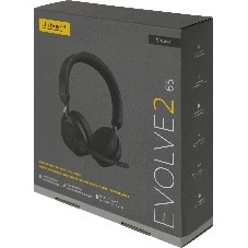 Гарнитура Jabra Evolve2 65 чёрный, беспроводная, Bluetooth, до 37 ч