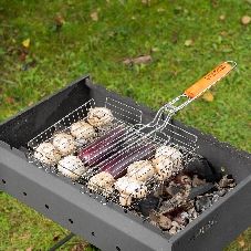 Решетка-гриль Camping Palisad 260х320х65 мм, объемная, хромир.