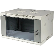 Шкаф настенный серии Pro, 4U 600x450, стеклянная дверь