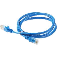 Патч-корд UTP Cablexpert cat.6, 1м, литой, многожильный, синий