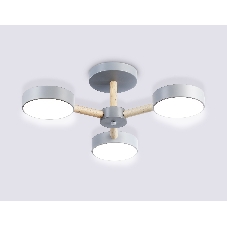 Светильник Ambrella light FL4822/3 GR серый 3000K-6400K 40W D580*160 (ПДУ ИК)