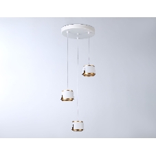 Светильник Ambrella light TN71249/3 WH/GD белый/золото GX53/3 D250*1090