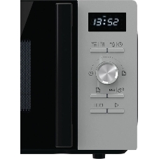 Микроволновая печь Gorenje MO20A4XH нержавеющая сталь/черный, 20 л, 800 Вт, переключатели - кнопки/поворотный механизм