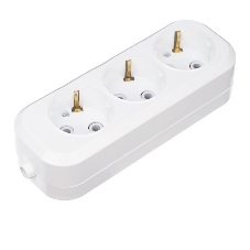 Колодка Rexant 3 гнезда с заземлением 11-8704