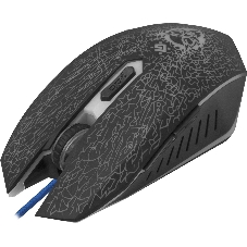 Мышь проводная Defender Shock GM-110L черный, 3200 dpi, USB, кнопки - 6