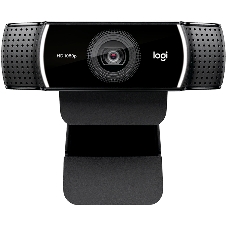 Веб-камера Logitech C922 Pro Stream 1920x1080, 30 кадр/с, USB Type-A, микрофон (2 шт, шумоподавление), автоматическая фокусировка, автоосвещение, универсальное крепление
