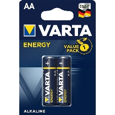 Батарейка Varta ENERGY LR6 AA BL2 Alkaline 1.5V (4106) (2/40/200) (2 шт.) Батарейка Varta ENERGY LR6 AA BL2 Alkaline 1.5V (4106) (2/40/200) (2 шт.)