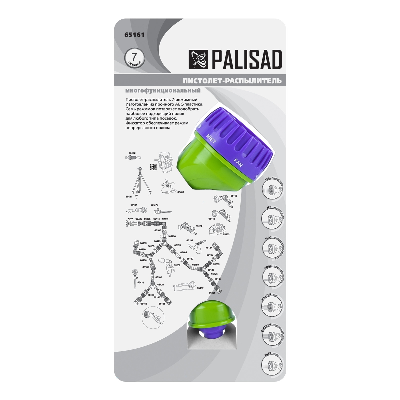Пистолет-распылитель Palisad 7 режимов