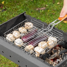 Решетка-гриль Camping Palisad 260х320х65 мм, объемная, хромир.