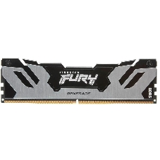 Оперативная память Kingston Fury Renegade, DDR5, 16Gb (1x16Gb), 6400MHz, CL32, DIMM, с радиатором, серебристый/черный