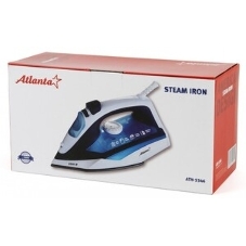Утюг Atlanta ATH-5546 синий/белый, 2200 Вт, 28 г/мин, 75 г/мин, 270 мл