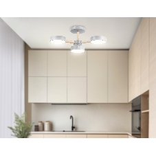 Светильник Ambrella light FL4822/3 GR серый 3000K-6400K 40W D580*160 (ПДУ ИК)