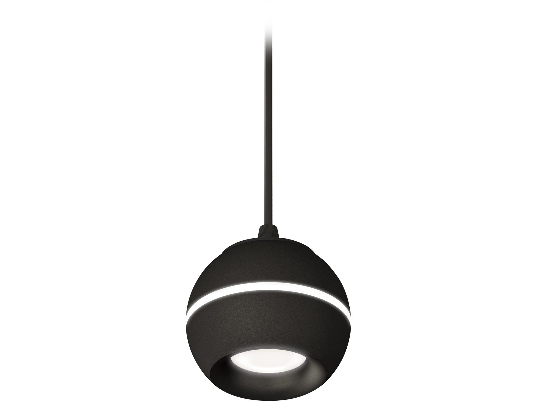 Светильник Ambrella XP1102001 SBK/PBK черный песок/черный полированный MR16 GU5.3 LED 3W 4200K (A2302, C1102, N7011)
