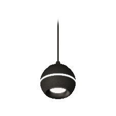 Светильник Ambrella XP1102001 SBK/PBK черный песок/черный полированный MR16 GU5.3 LED 3W 4200K (A2302, C1102, N7011)