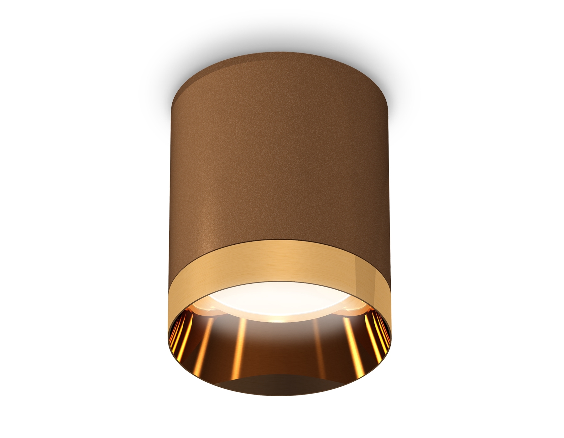 Светильник Ambrella Light XS6304011 SCF/PYG кофе песок/золото желтое полированное MR16 GU5.3 (C6304, N6134)