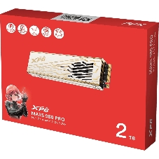 Накопитель SSD ADATA XPG MARS 980 PRO, 2Tb, PCIe 5.0 x4, M.2 2280, NVMe, R/W 14000/13000, с радиатором