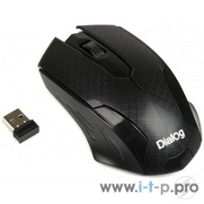 Мышь беспроводная Dialog Pointer MROP-07U черный, 800 dpi, радиоканал, USB, кнопки - 3