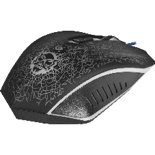 Мышь проводная Defender Shock GM-110L черный, 3200 dpi, USB, кнопки - 6
