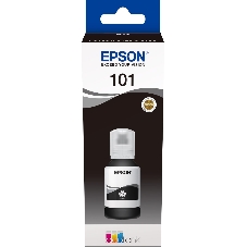 Картридж струйный Epson L101 C13T03V14A черный (127мл) для Epson L4150/L4160/L6160/L6170/L6190