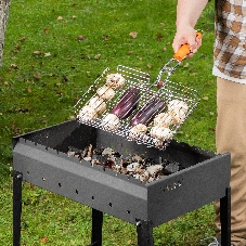 Решетка-гриль Camping Palisad 260х320х65 мм, объемная, хромир.