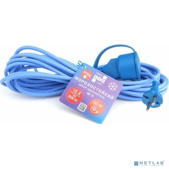 Удл. мороз. в бухте PC, 16А, 10 м, IP54 1р PC-2F-R-10(IP)