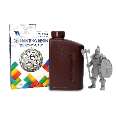 Фотополимерная смола NVPrint Plant Based Resin Dark для 3D печати 1 кг (бут)
